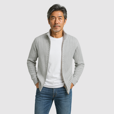 GIORGIO | 贅沢なコットンニットカーディガン