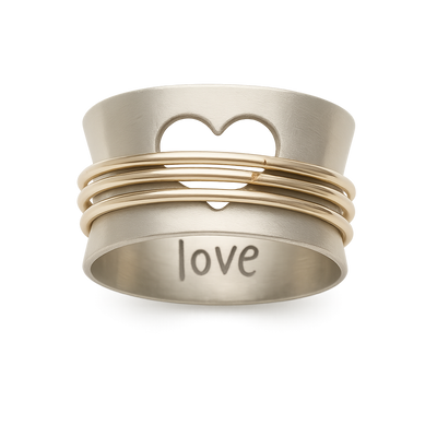 アンティーク貴重愛情リング