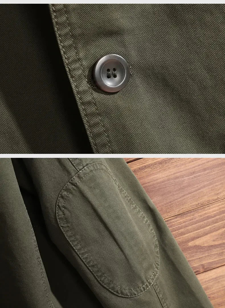 MAHITO | 通気性のあるコットンブレザー