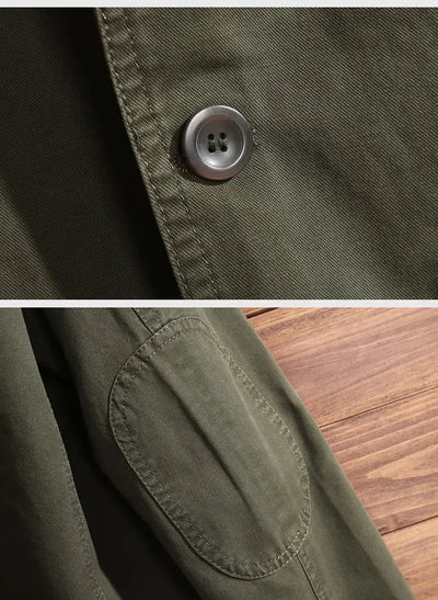 MAHITO | 通気性のあるコットンブレザー