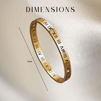 チタン製ブレスレット（ローマ数字）