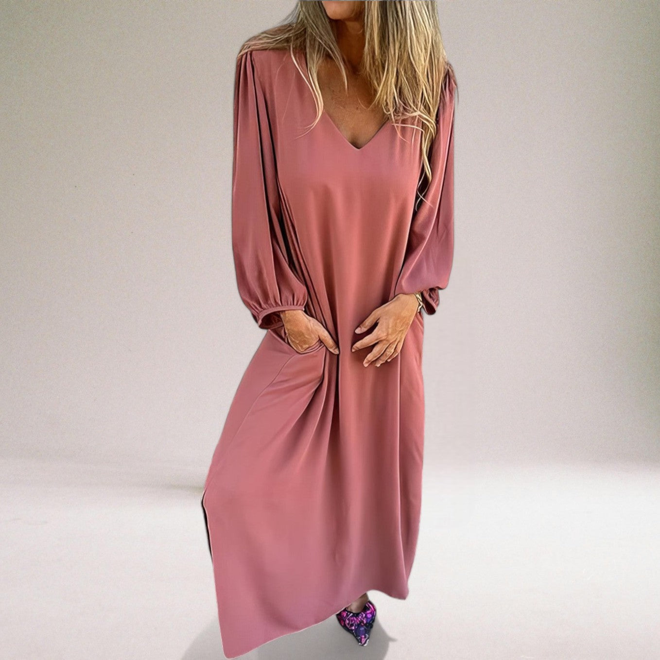 アイダ™ | ボヘミアンシックロングドレス